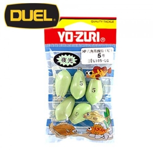 요즈리-야광로케트봉돌/침선낚시봉돌/야광싱커/야광추